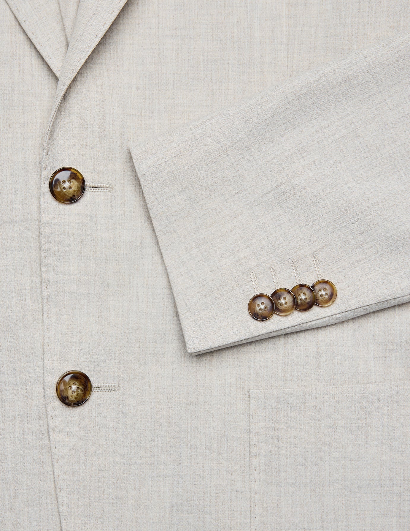 Tech Linen Blazer Sandshell
