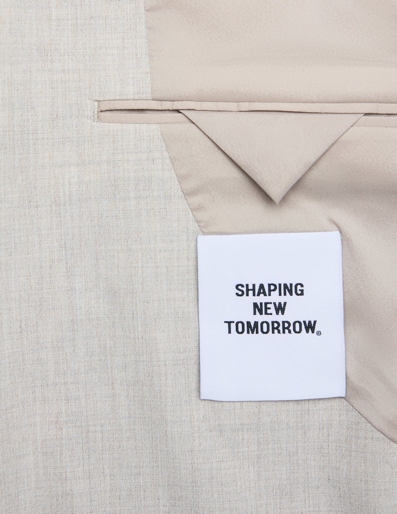 Tech Linen Blazer Sandshell