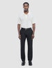 Tech Linen Elastic Pants Black