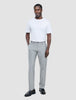 Tech Linen Elastic Pants Charcoal