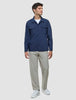 Tech Wool Overshirt Navy