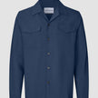 Tech Wool Overshirt Navy