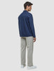 Tech Wool Overshirt Navy