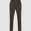 Tech Wool Suit Pants Regular Cocoa Brown