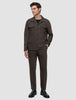 Tech Wool Overshirt Cocoa Brown