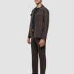 Tech Wool Overshirt Cocoa Brown