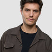 Tech Wool Overshirt Cocoa Brown