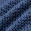 Textured Knitted Short Sleeve Polo Shirt Navy