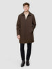 Waterproof Trench Coat Dark Brown