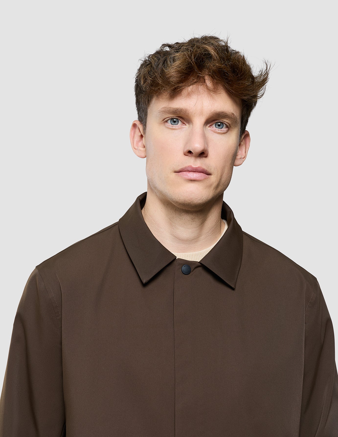 Waterproof Trench Coat Dark Brown