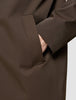 Waterproof Trench Coat Dark Brown