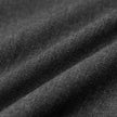 Close-up of Women GO2 Pants Straight Dark Grey Melange, showing draped, dark grey fabric with a visible weave characteristic of Scandinavian design.